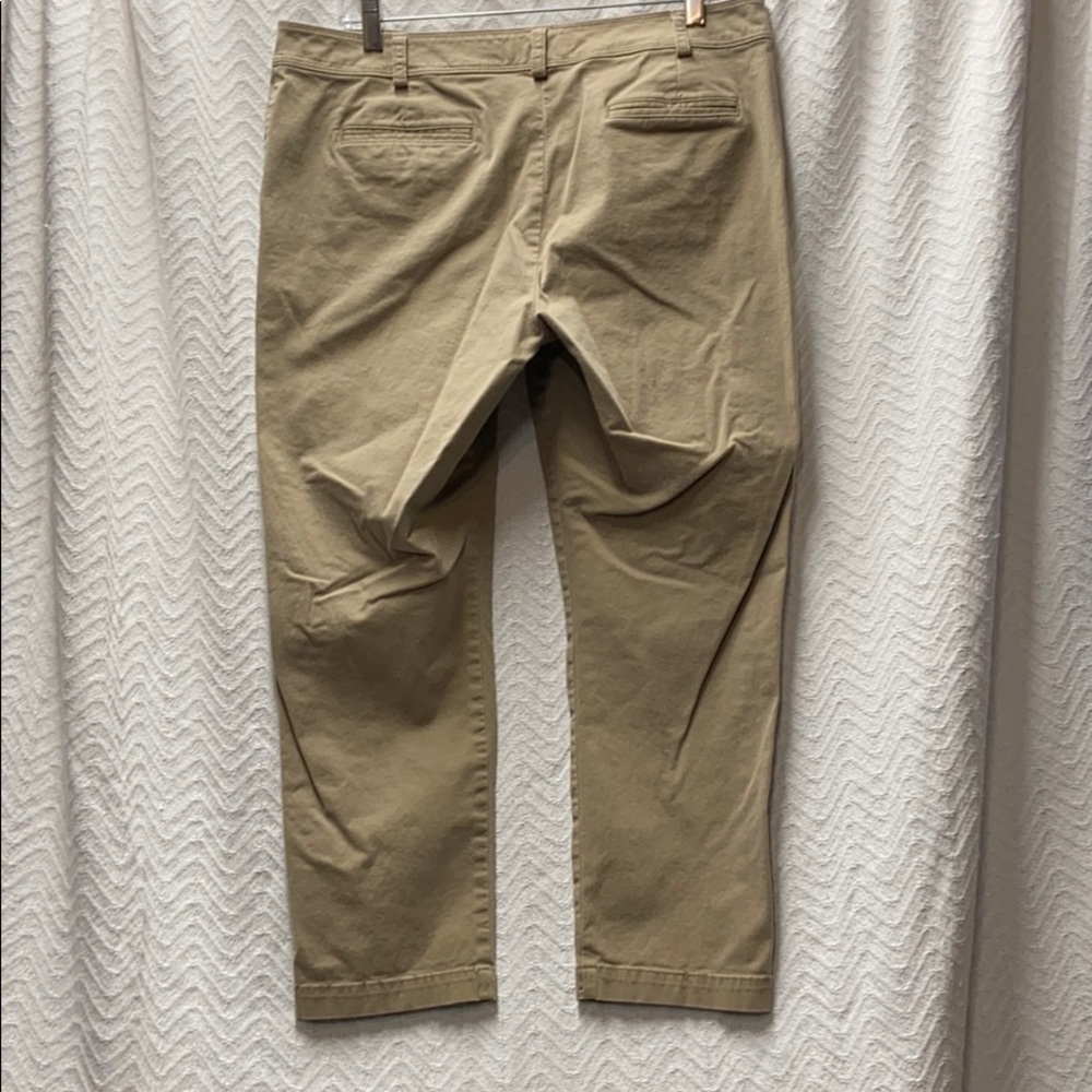 Talbots khaki zippered pants size 14 petite - Picture 4 of 8